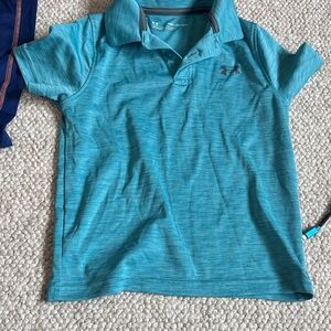 Under Armour Kids Teal Polo Shirt
